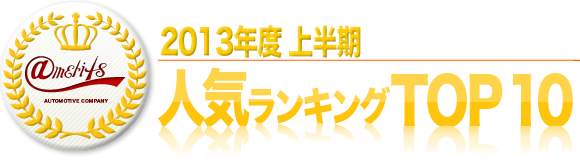 �A�����b�c�@�J�X�^���p�[�c�@2013�N�x�㔼���@�l�C�����L���OTOP10