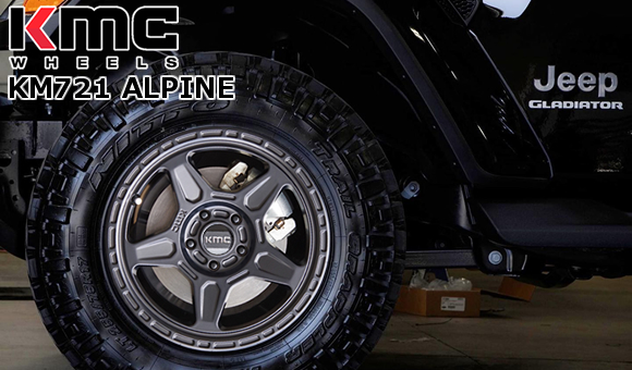 JLラングラー用 ホイール＆タイヤ1台分セット(KMC KM721 ALPINE サテン